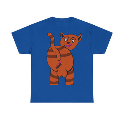 Cat Pushing Out A Turd Shirt