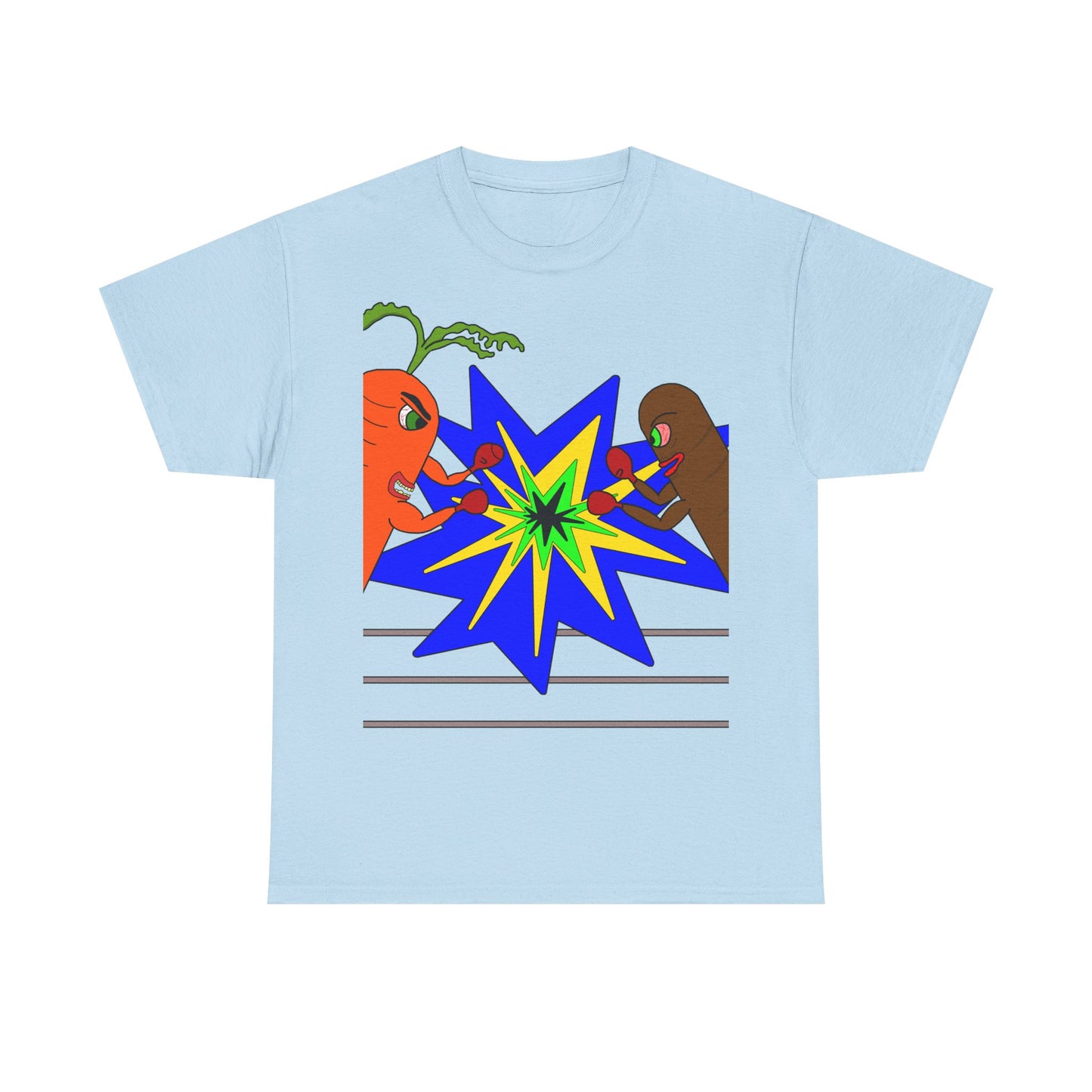 Carrot Vs Sausage Boxing Shirt.