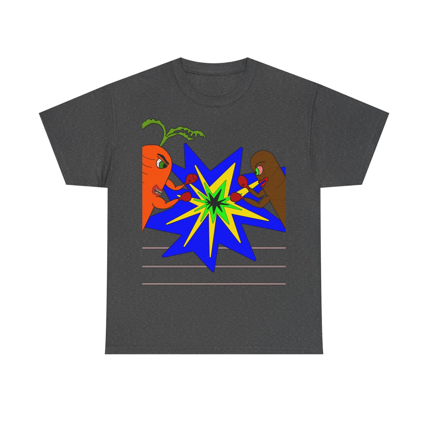 Carrot Vs Sausage Boxing Shirt.