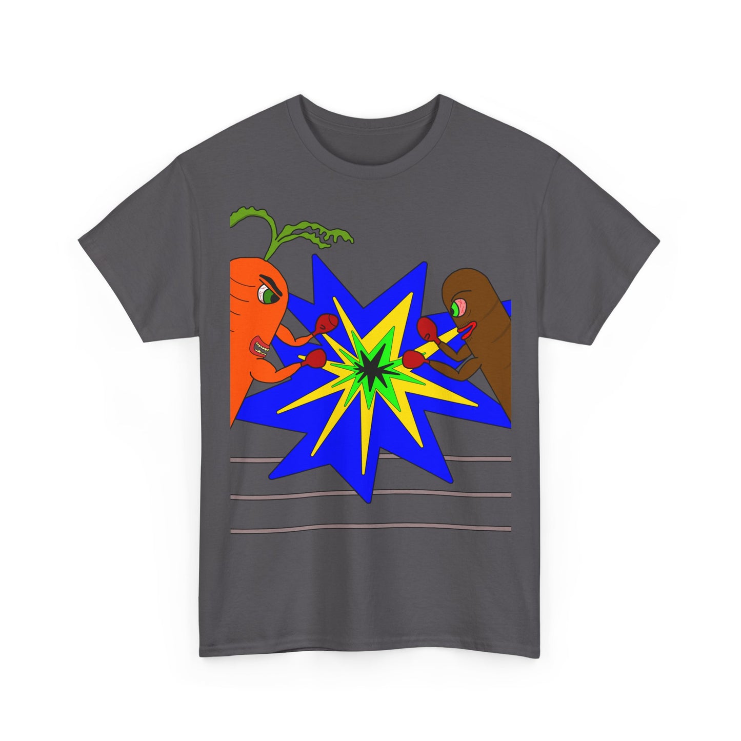 Carrot Vs Sausage Boxing Shirt.
