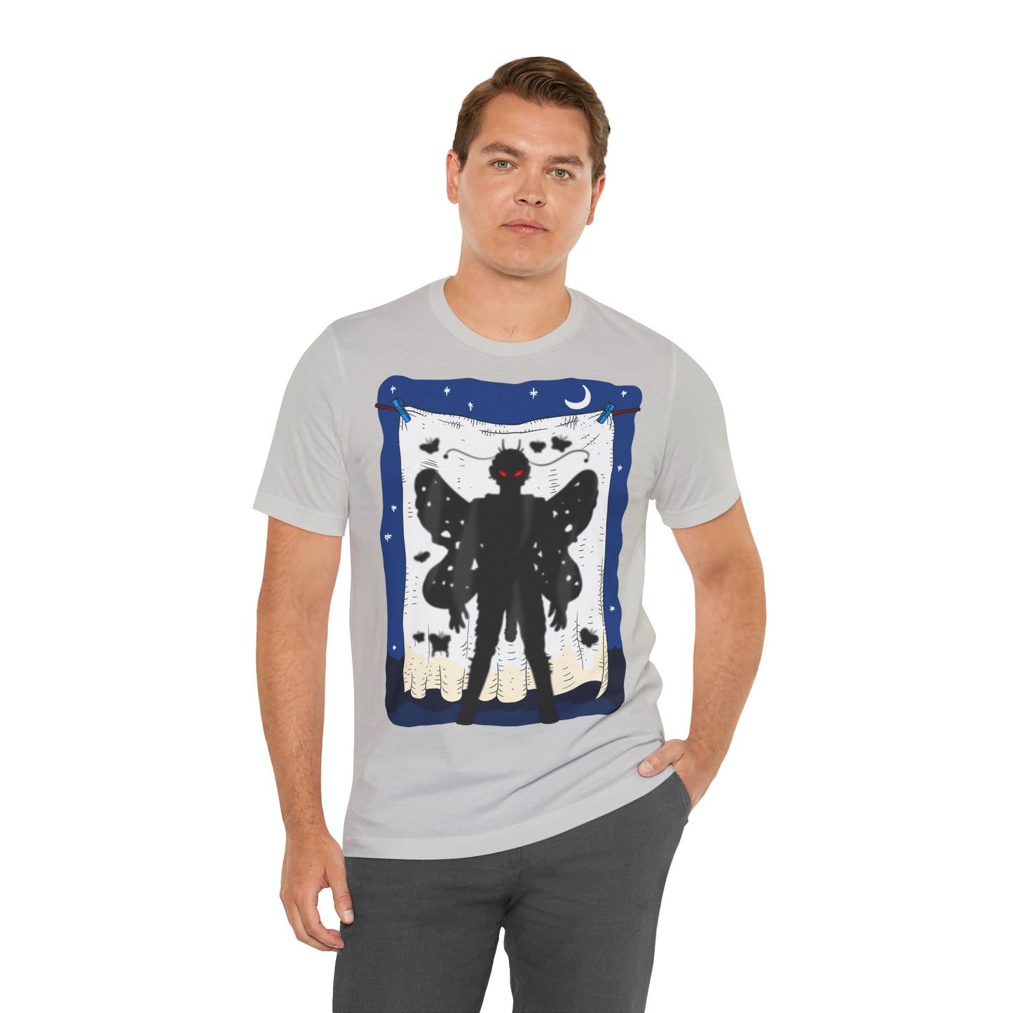 Mothman with his cock out
