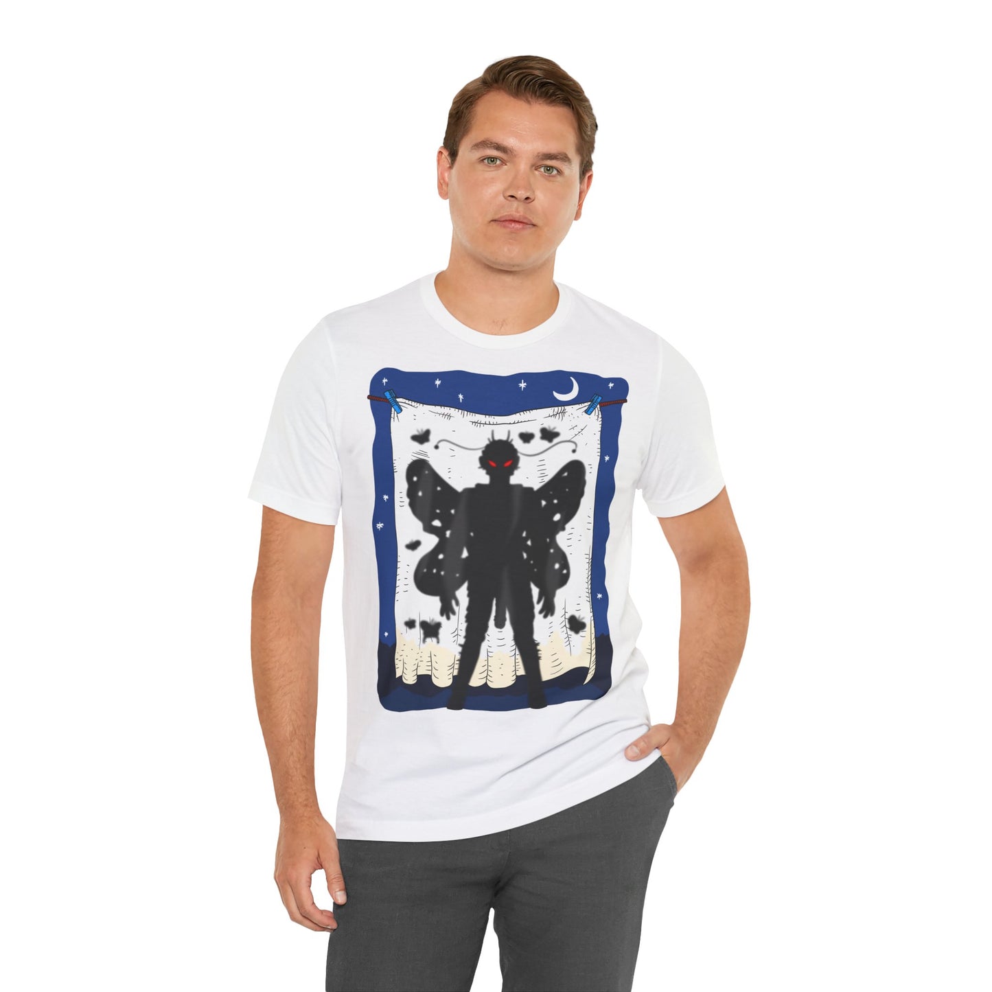 Mothman with his cock out