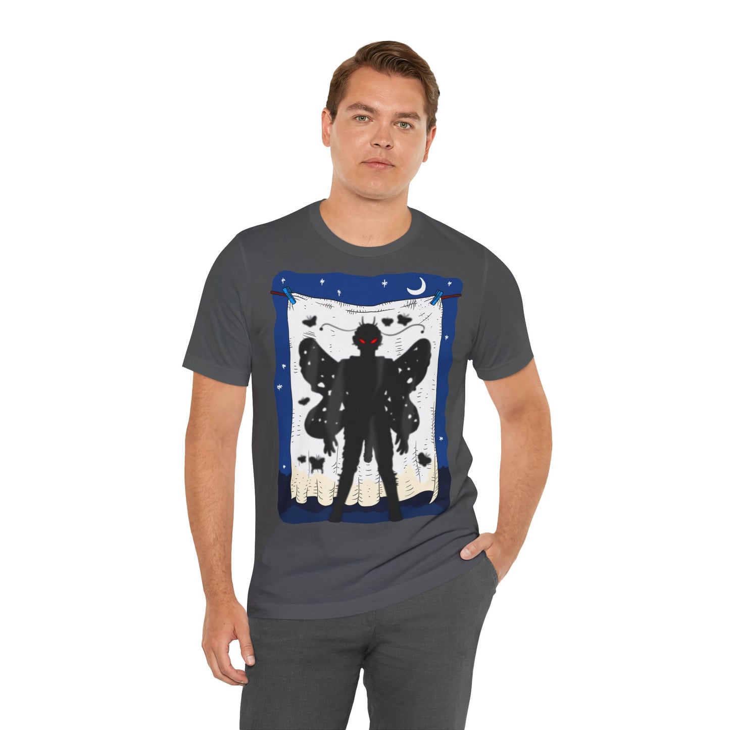 Mothman with his cock out