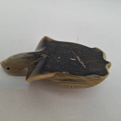 Horn Carving Of A Turtle
