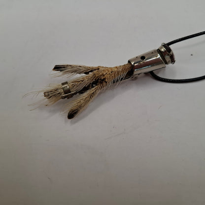 Antique feet necklace