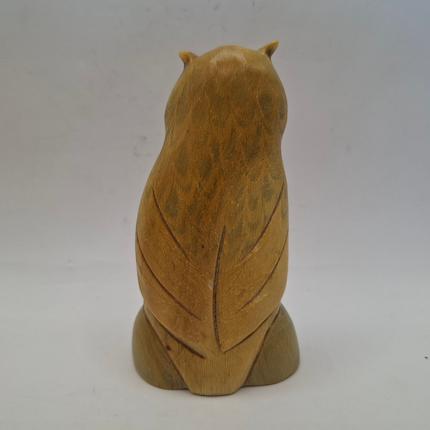 Horn Carving Of An Owl