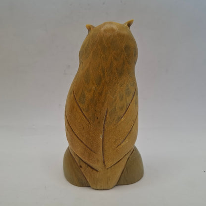 Horn Carving Of An Owl