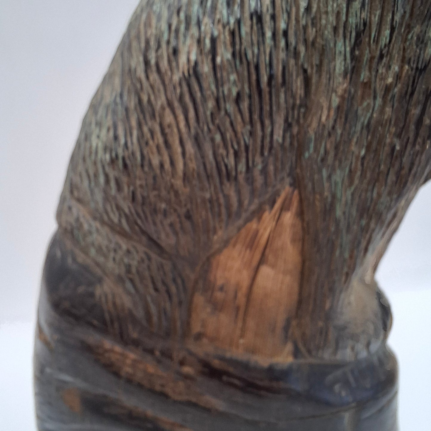 Wolf Horn Carving