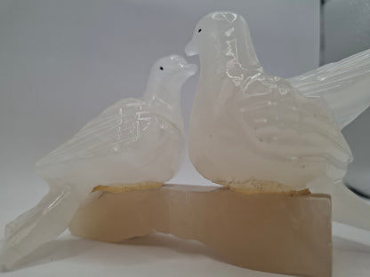 Double Bird Rock Carving