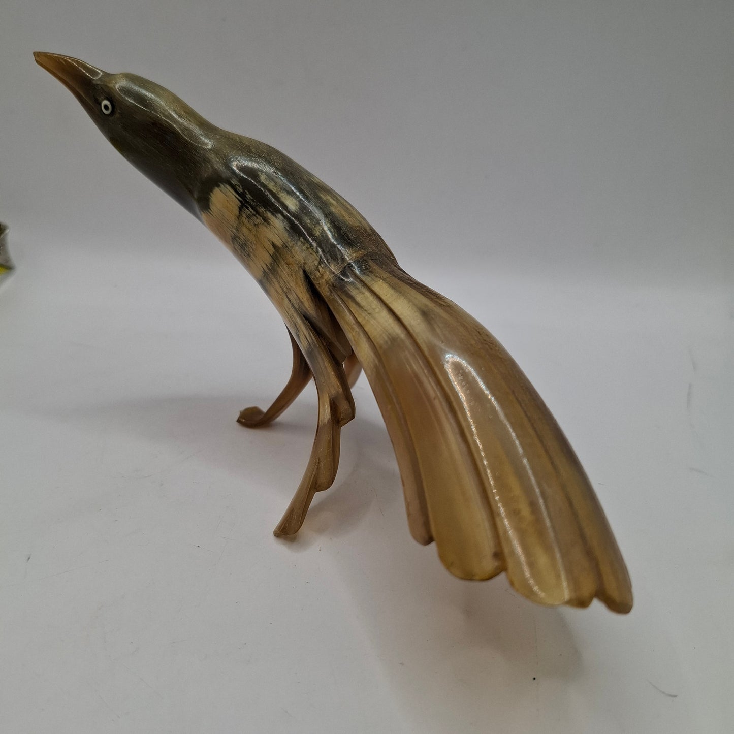 Horn Carving Of a Bird More Toes Missing (UK Only)