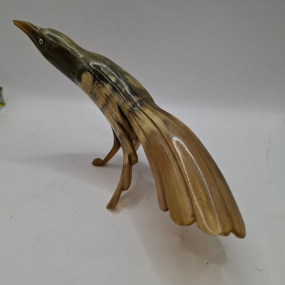 Horn Carving Of a Bird More Toes Missing (UK Only)