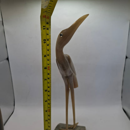 Horn Carved Into A Bird