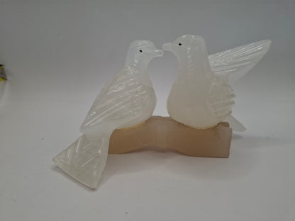 Double Bird Rock Carving