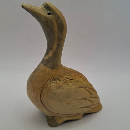 Horn Carving Of A Goose