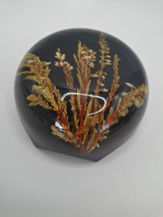 Vintage Dark Resin Plant