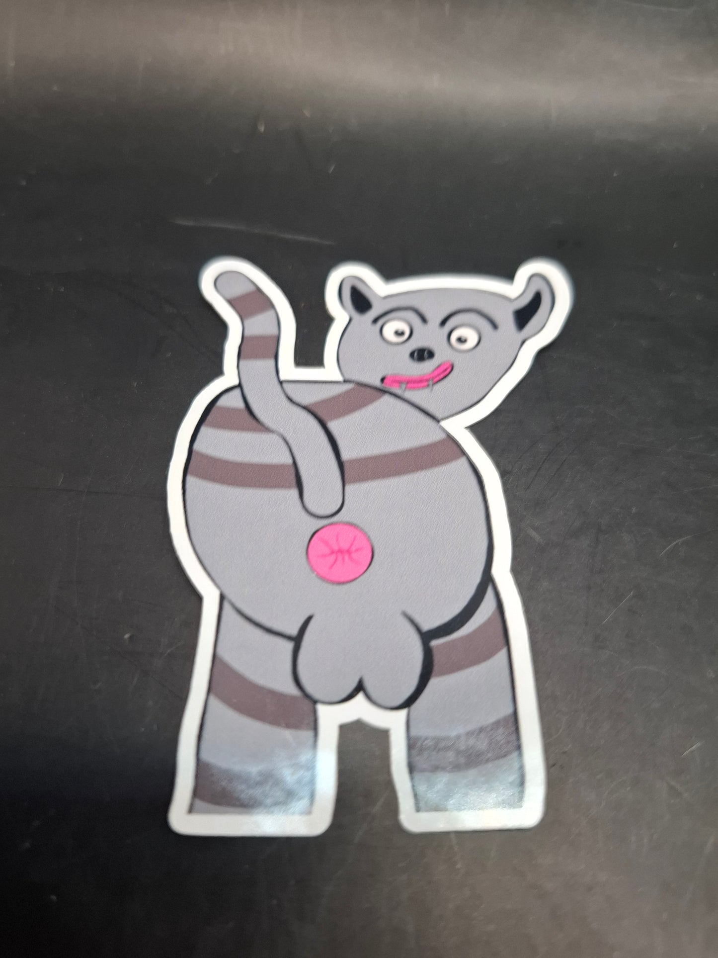 Cat Showing It's Arse Sticker