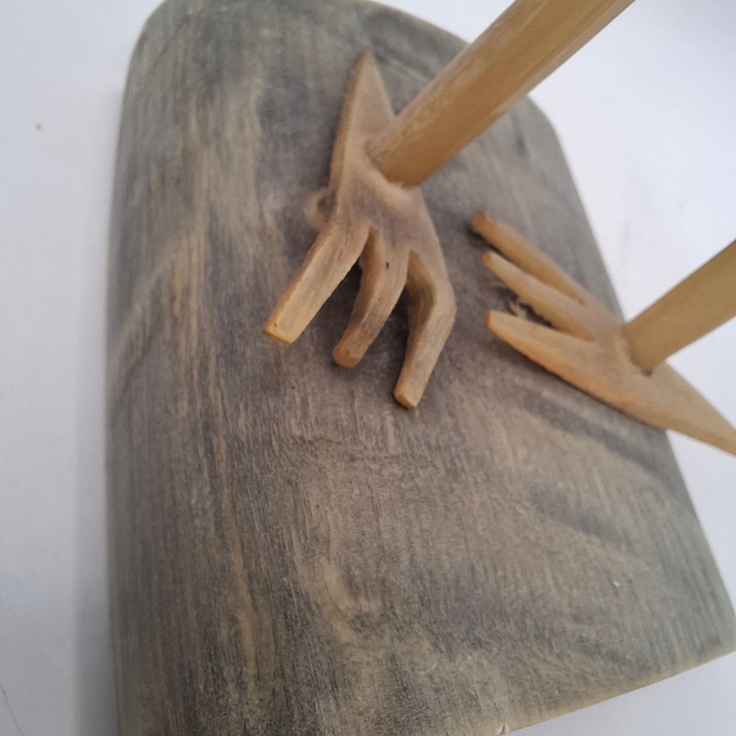 Horn Carved Into A Bird