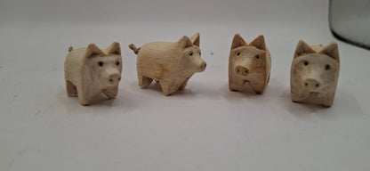 A Tiny Wooden Pig