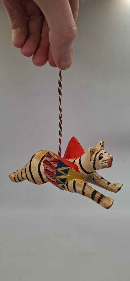 Festive Cat With Wings