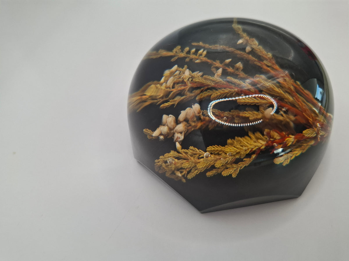 Vintage Dark Resin Plant