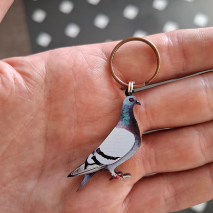 Pigeon Keyring