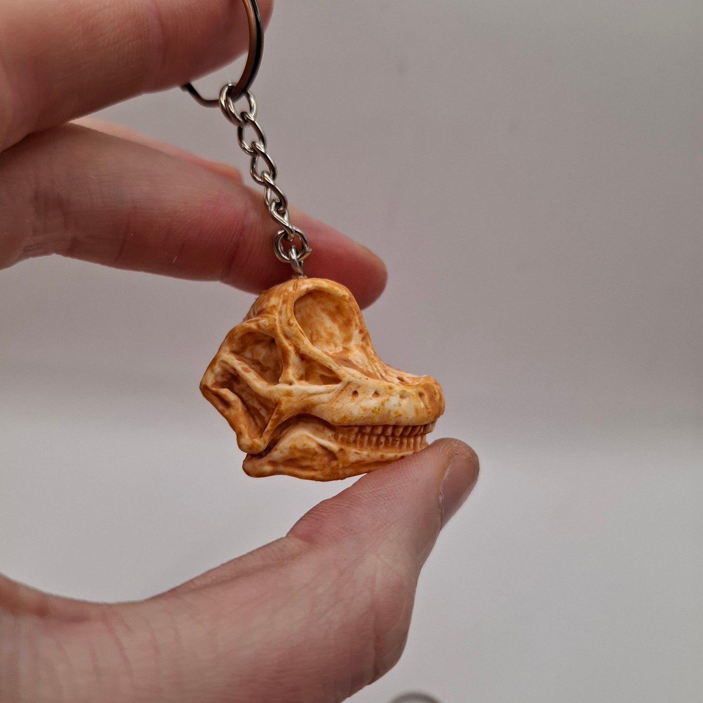 Dino Head Keyring