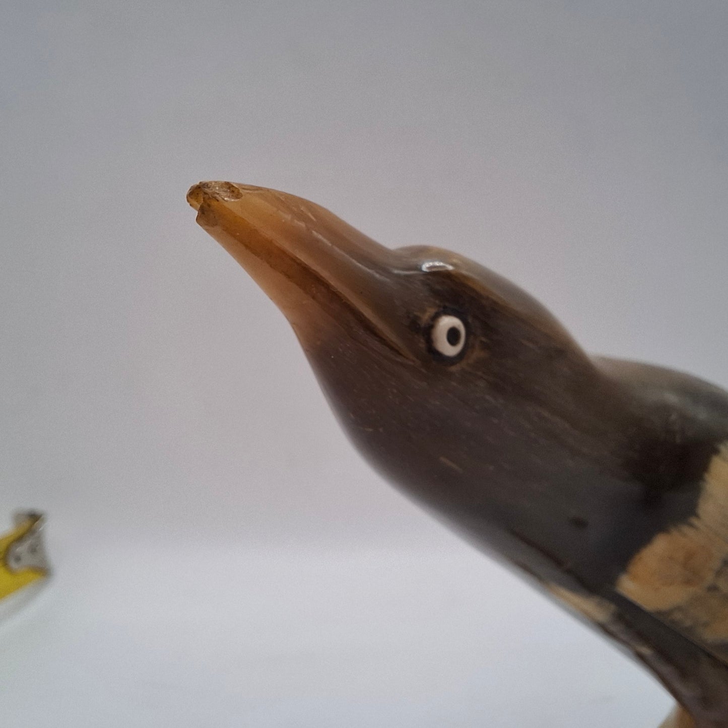 Horn Carving Of a Bird More Toes Missing (UK Only)
