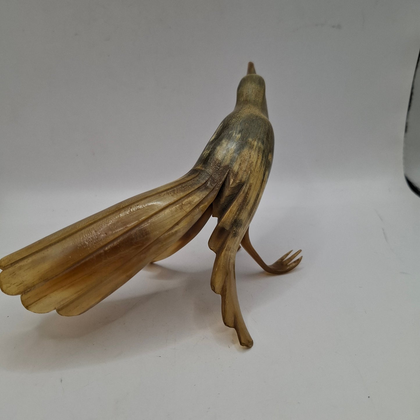 Horn Carving Of a Bird More Toes Missing (UK Only)