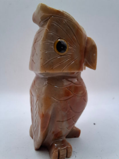 Soapstone Owl Carving