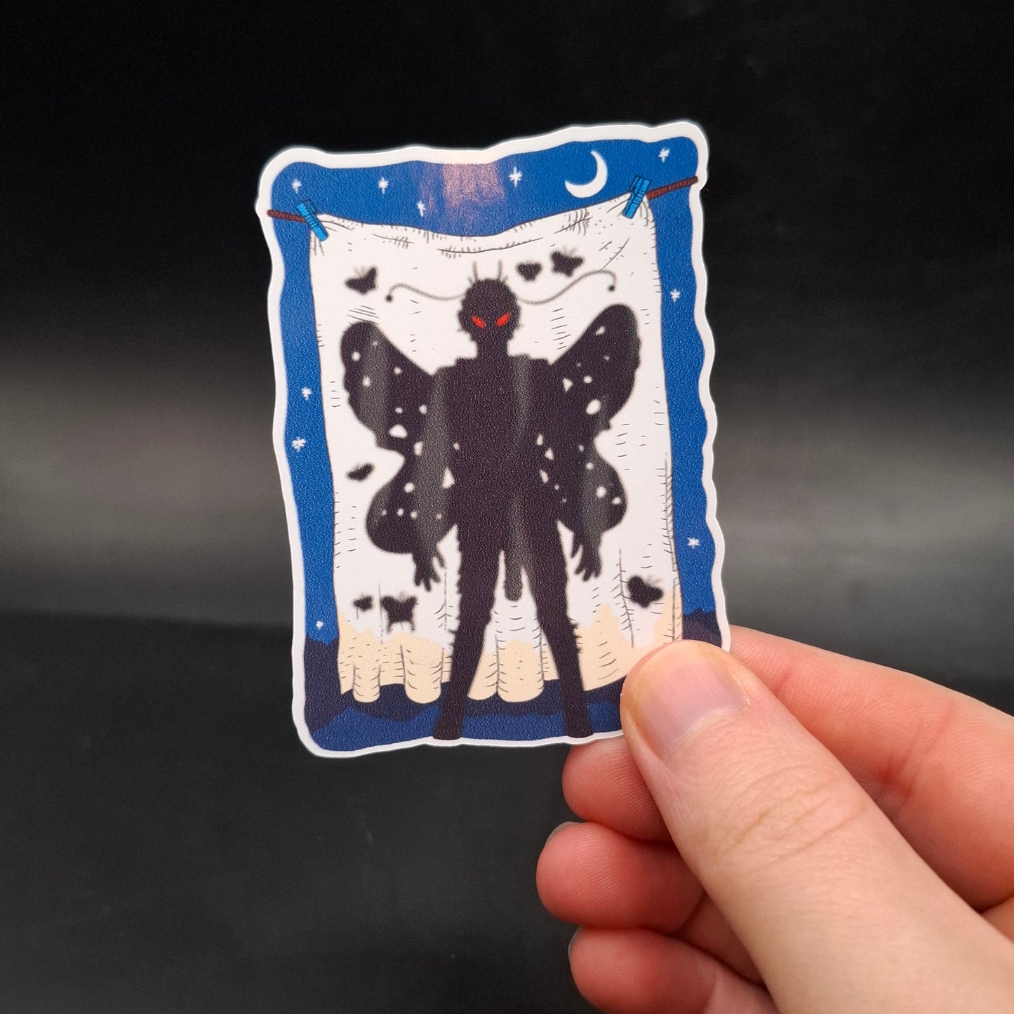 Mothman With His Cock Out Sticker