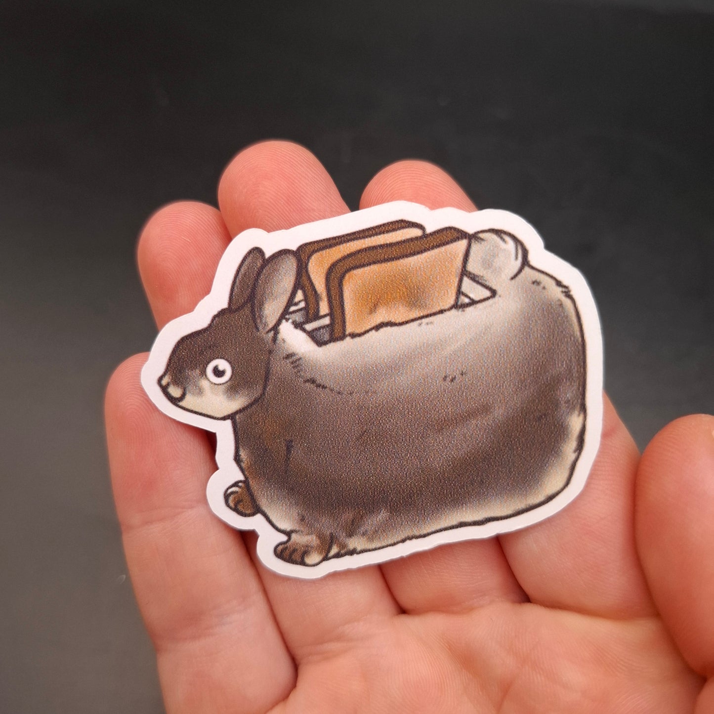 Rabbit Toaster Sticker