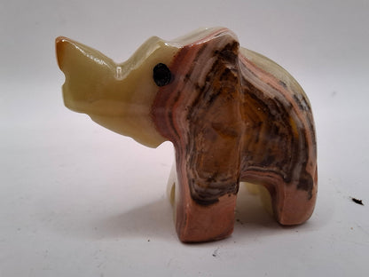 Onyx Elephant Carving