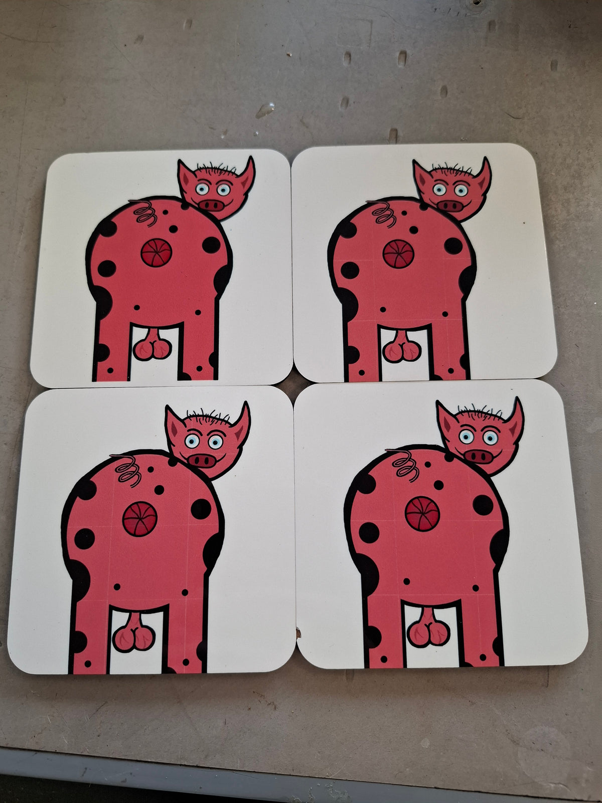 Damaged/ Misprinted Coasters (Signed and Numbered)