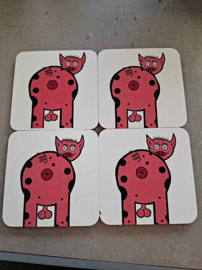 Damaged/ Misprinted Coasters (Signed and Numbered)