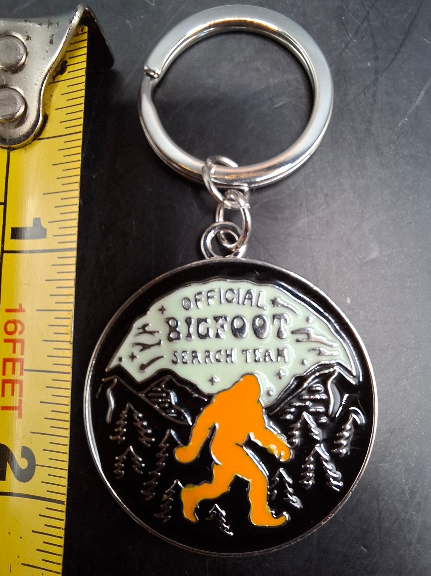 Bigfoot Keyring