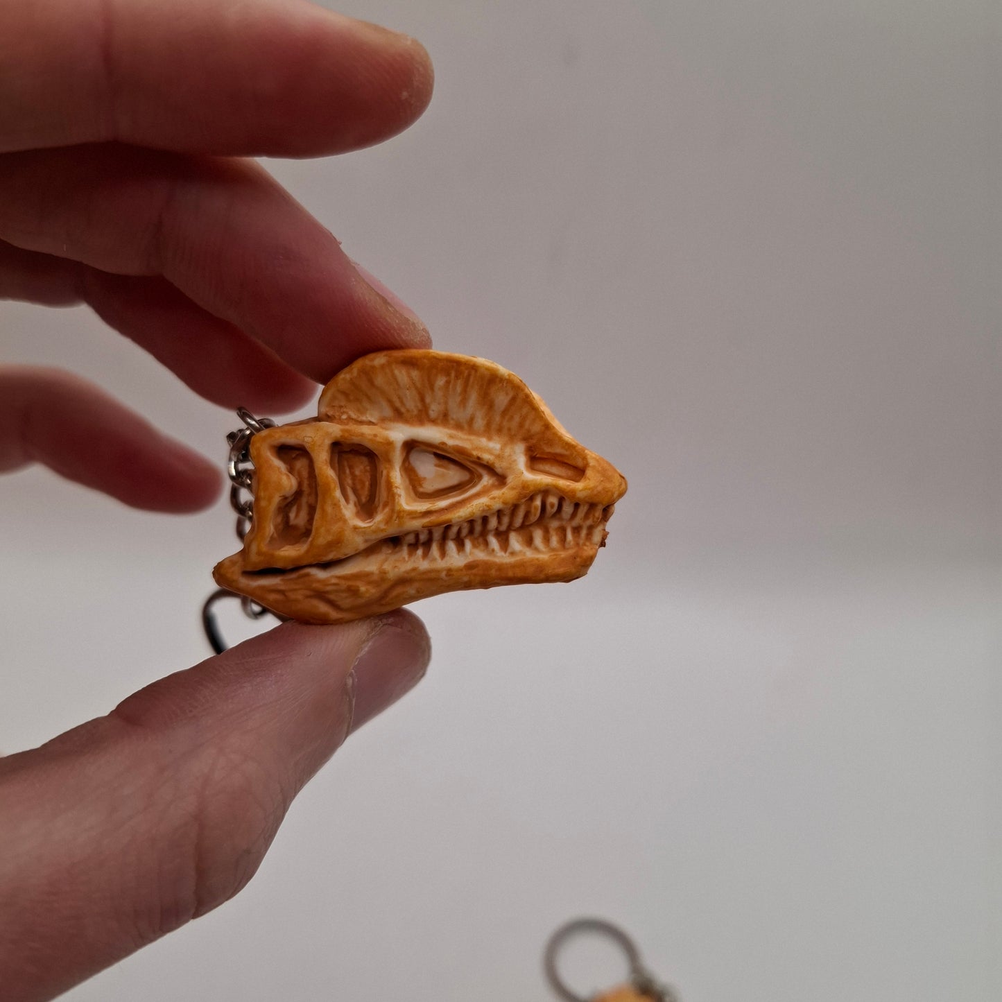 Dino Head Keyring