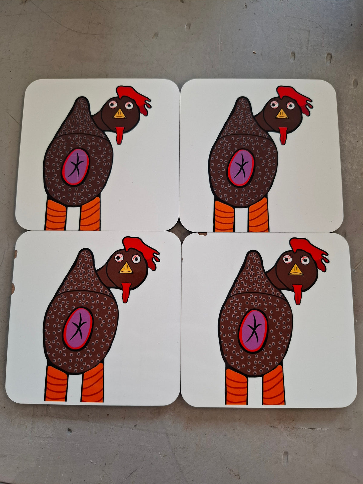 Damaged/ Misprinted Coasters (Signed and Numbered)