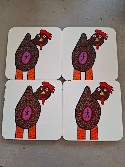 Damaged/ Misprinted Coasters (Signed and Numbered)