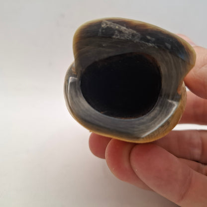 Horn Carving Of An Owl