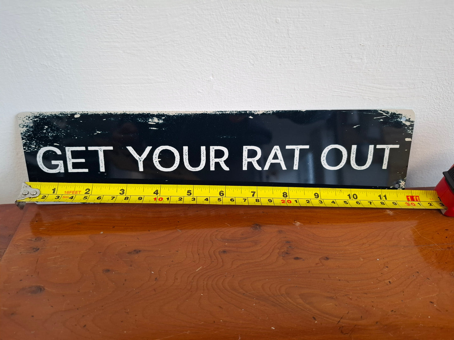 Get Your Rat Out Sign