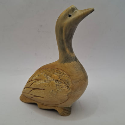 Horn Carving Of A Goose