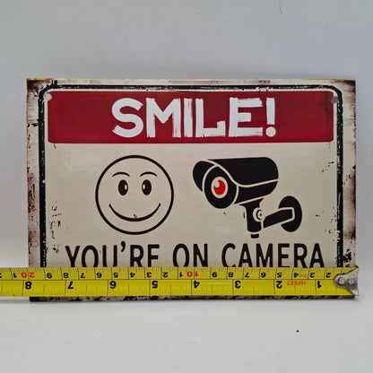Smile You're On Camera Sign