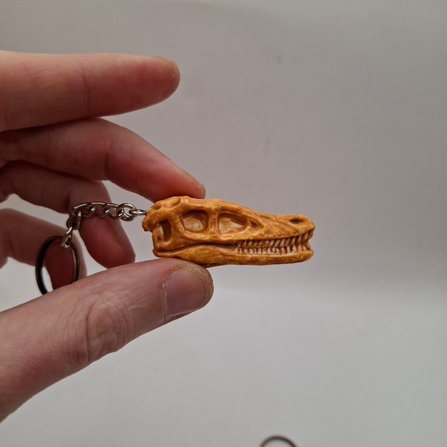 Dino Head Keyring