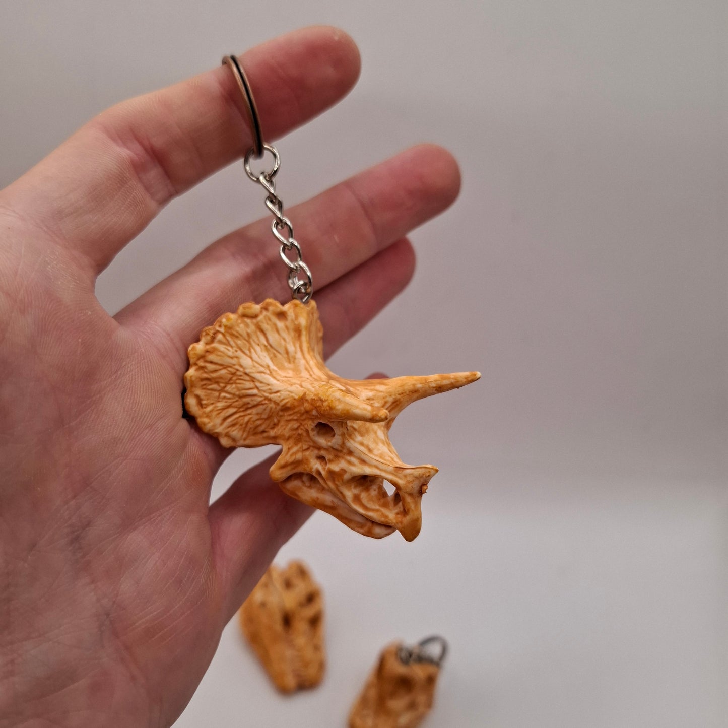 Dino Head Keyring