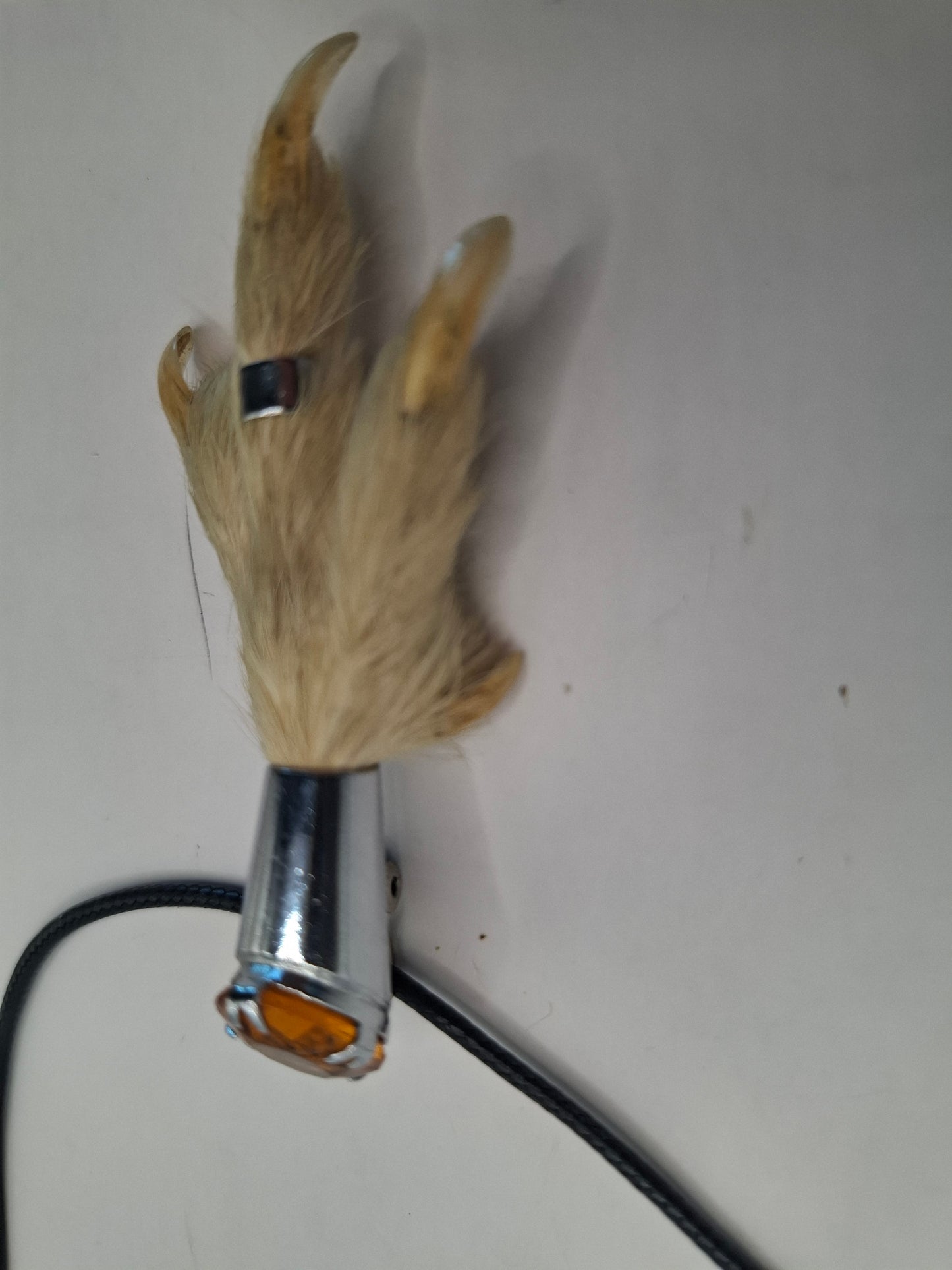 Antique feet necklace