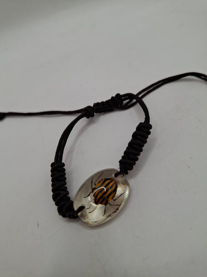 Red Lined Stink Bug Bracelet