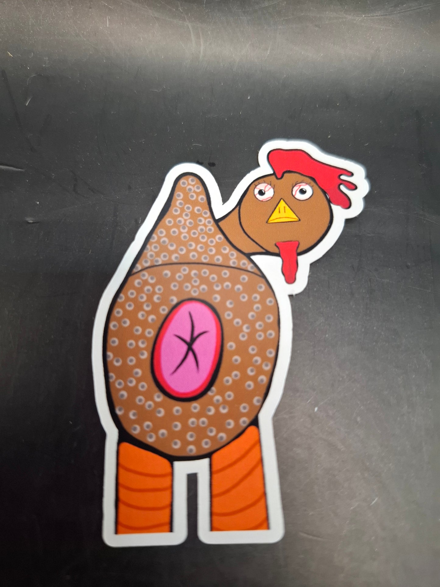 Chicken Arse Sticker
