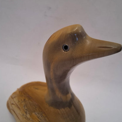 Horn Carving Of A Goose