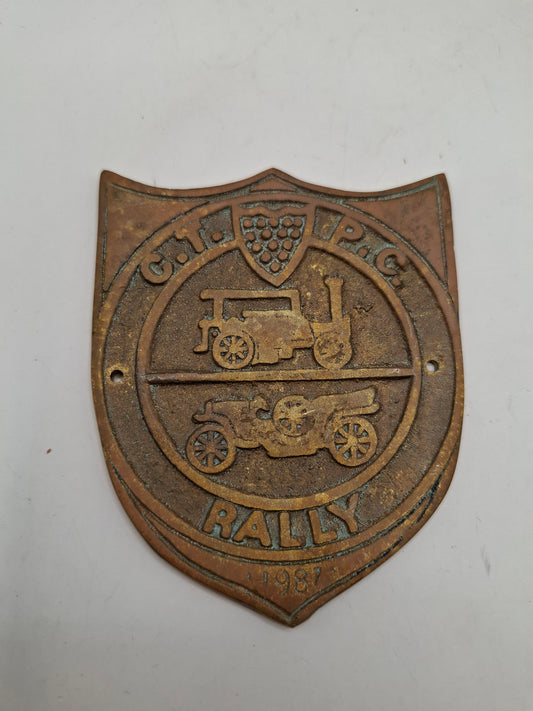 1987 Steam Plaque