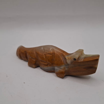 Crocodile Carving